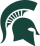 MSU Spartan Helmet